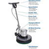 Powr-Flite Classic Metal Floor Machine 20" 1.5 HP