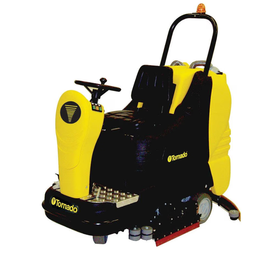 Tornado Industrial Cordless 33" BR 33/30 Ride-On w/Wet-Acid Battery Automatic Floor Scrubber