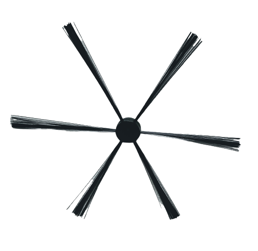 DuctMaster and TruckMaster 18″ Stiff .045&quot; Pancake Brush