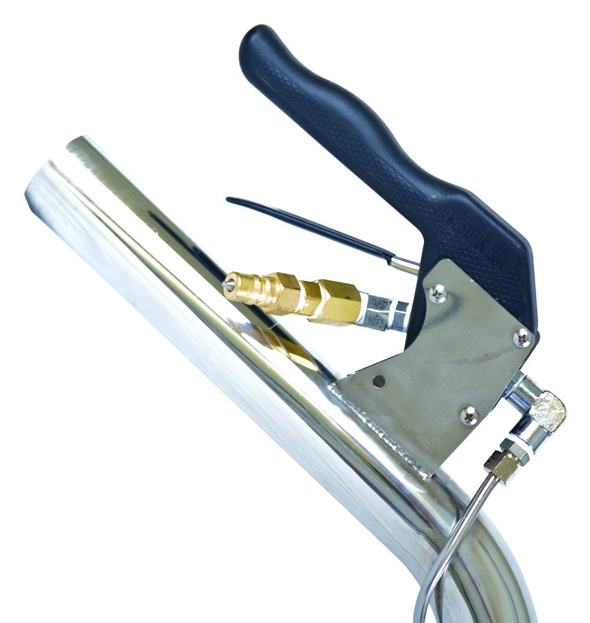Westpak 14" x 2.00" 4-V Jet S-Bend Low Profile Wand w/Top Mount Valve and Splash Guard