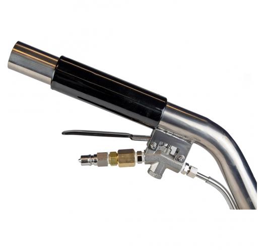 Titanium 12 Inch Wide 4 Jet Carpet Wand with Splash Guard