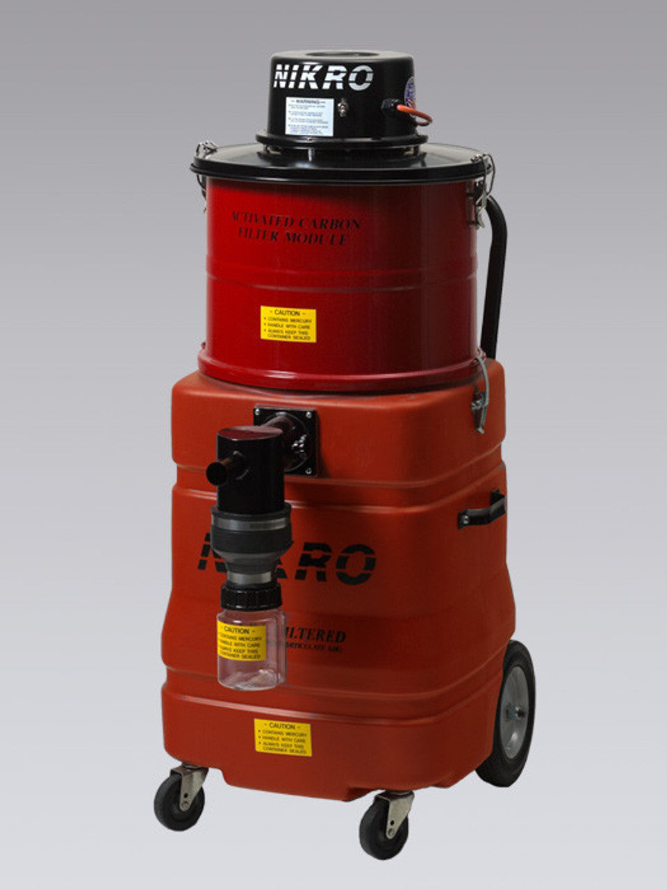 Nikro 15 Gallon Mercury Recovery Vacuum