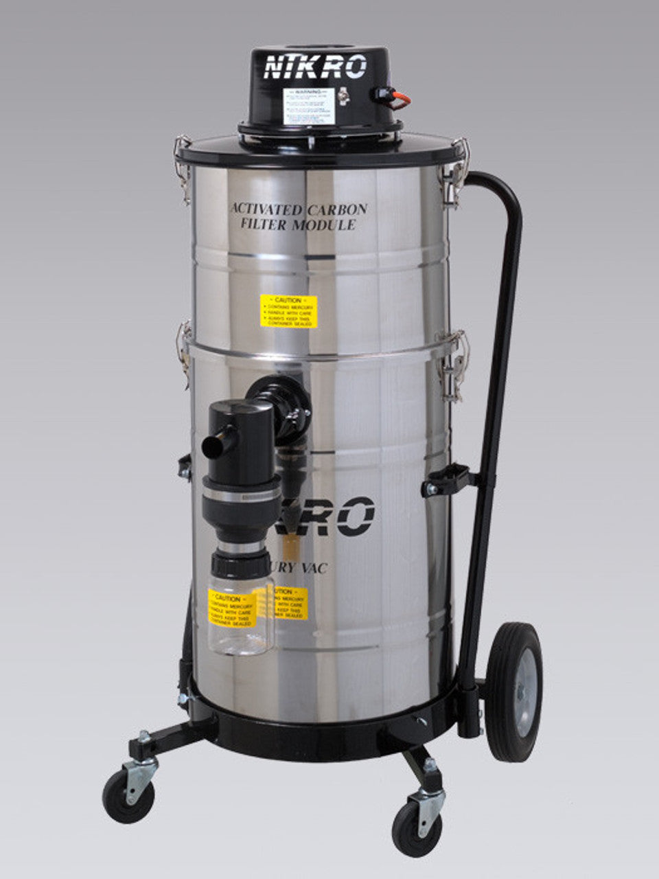 Nikro 15 Gallon Stainless Steel Mercury Recovery Vacuum