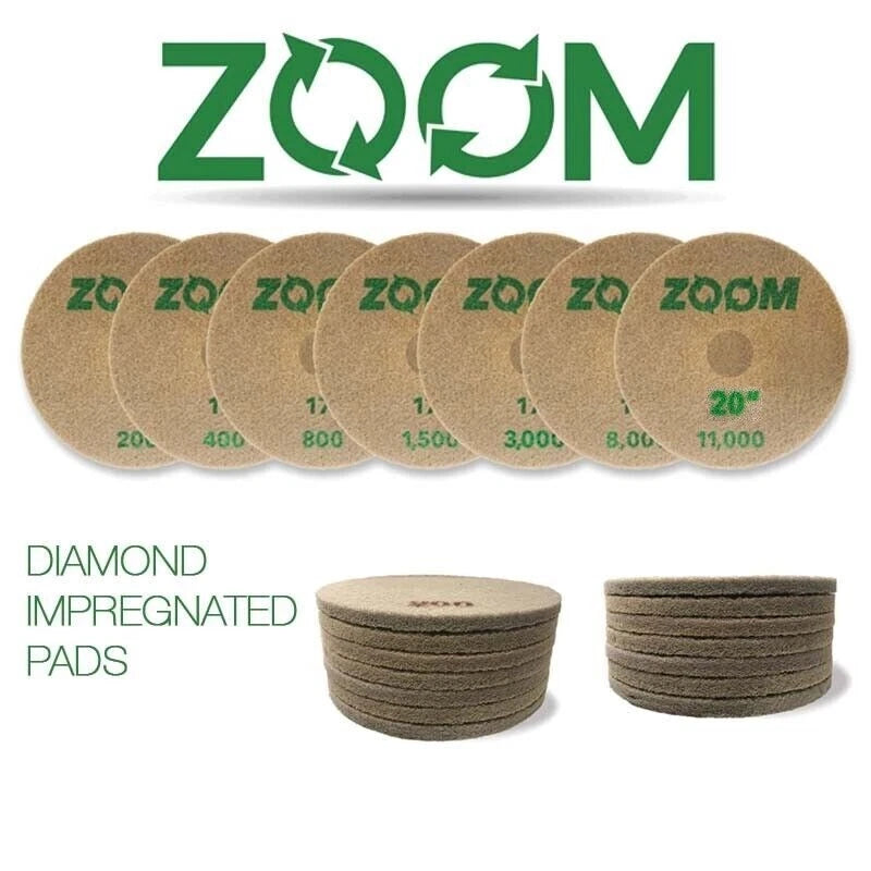 StonePro ZOOM Diamond Impregnated Pads 20"