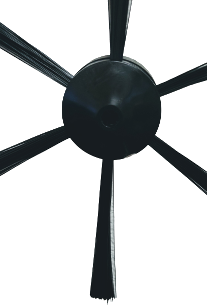 DuctMaster and TruckMaster 12″ Nylon .021&quot; Pancake Brush