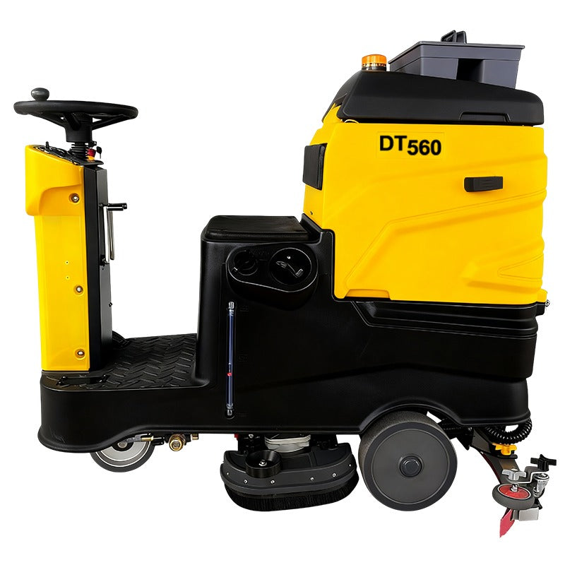 DryMaster 27 Gallon Auto Ride-On Floor Scrubber, 22" Cleaning Path