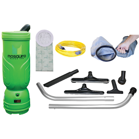 Mosquito™ Green 10 QT HEPA Super Backpack Vacuum