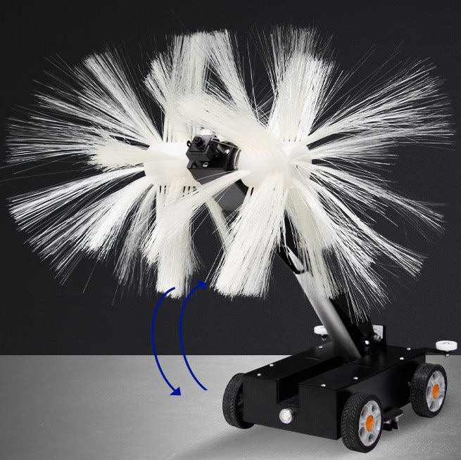 Commercial Duct Cleaning Robot with Vacuums and Camera