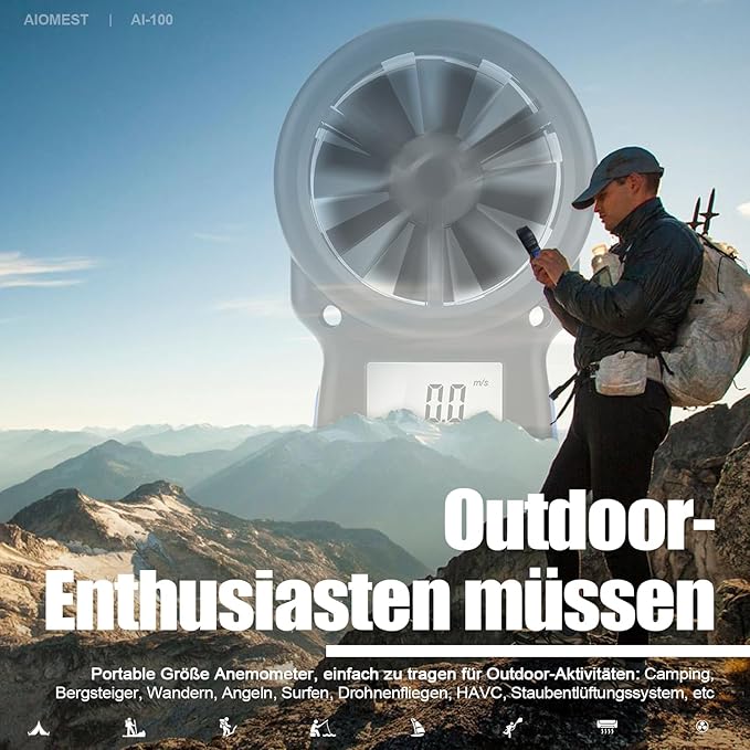 Handheld Digital Anemometer