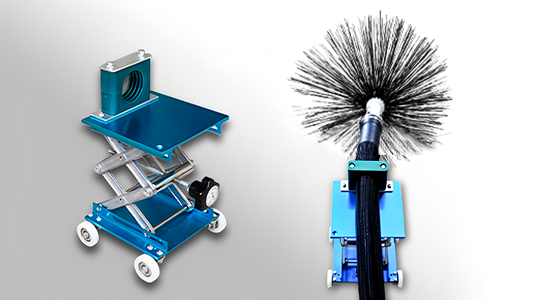 Flexible Shaft Air Duct Cleaning Equipment with Vacuum Port