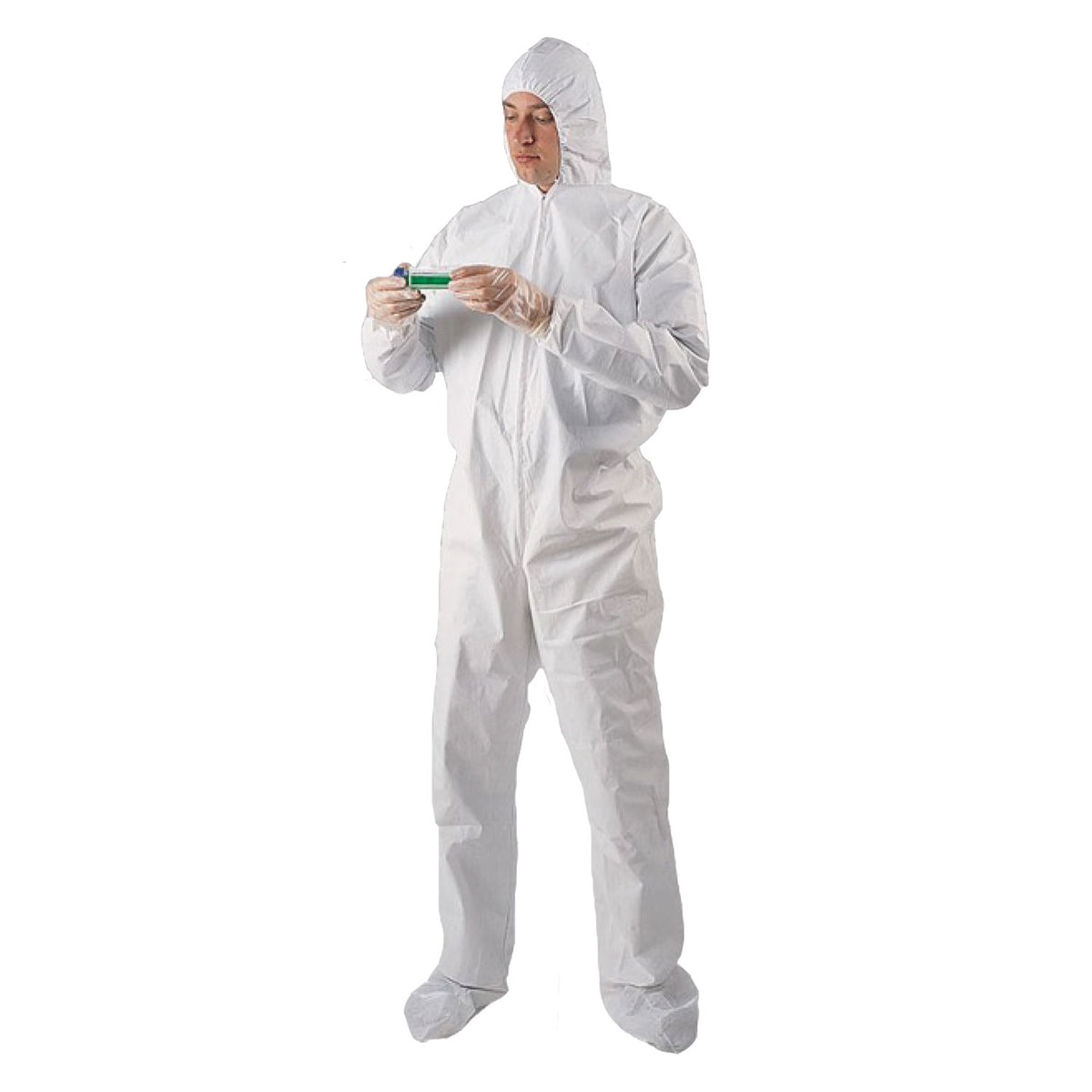Coverall With Hood and Boot (25/cs)