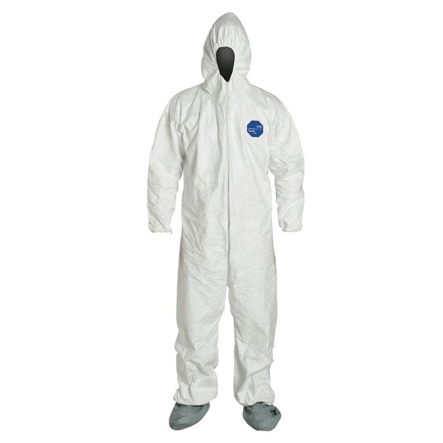 TYVEK COVERALLS w/HOOD & BOOT XXL