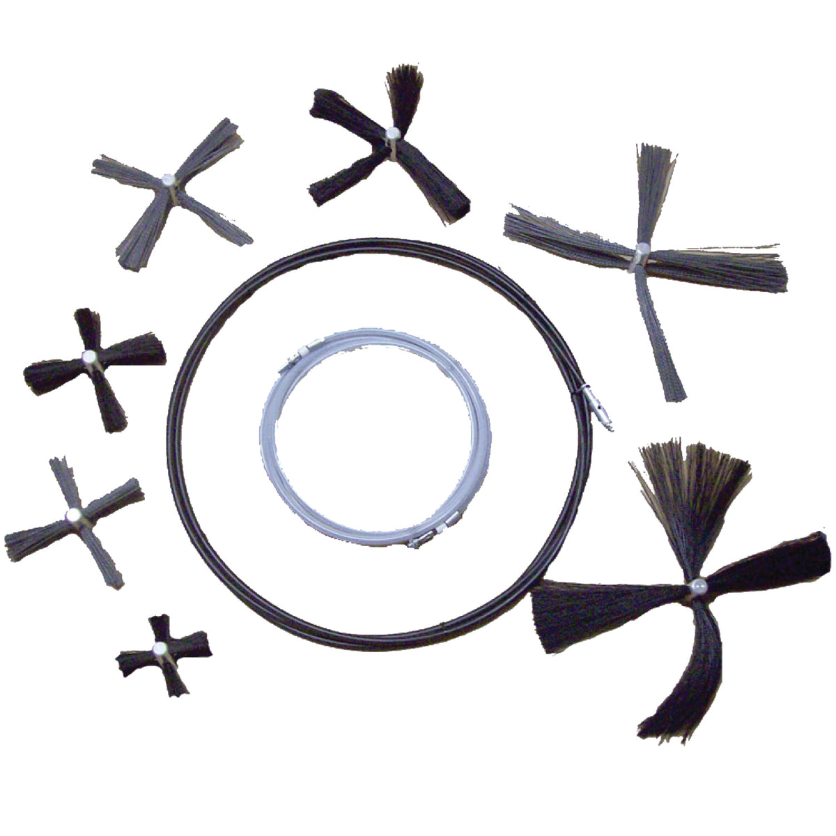 Deluxe Rotary Brush Package w/Button Lock Brushes