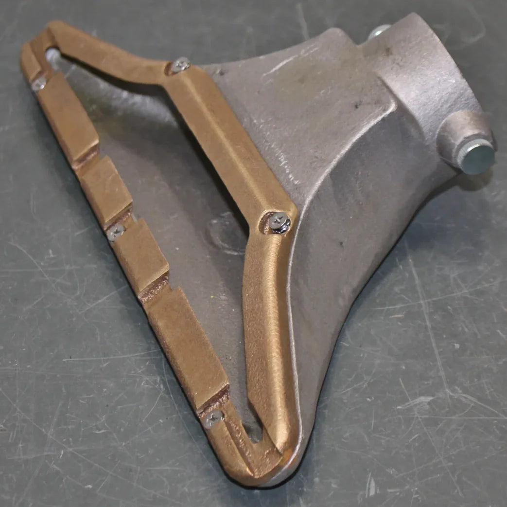 Tornado 12" x 2 Inch,Floor Tool Bulk Gulper, Aluminum with Brass Shoes