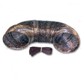 TurboMax II and III Hose – Light Duty Mylar 12 inch x 25 ft