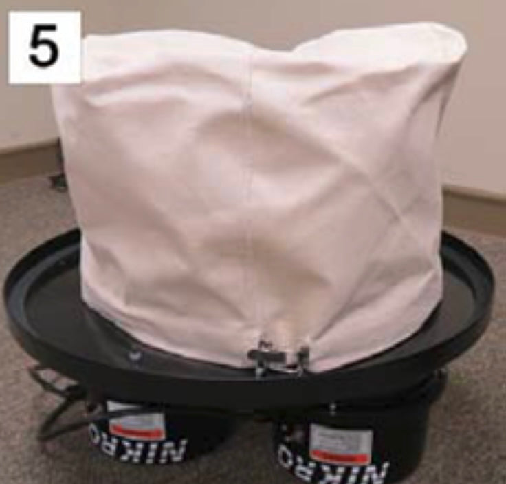 Nikro Filter Bag With Locking Ring Tri Head