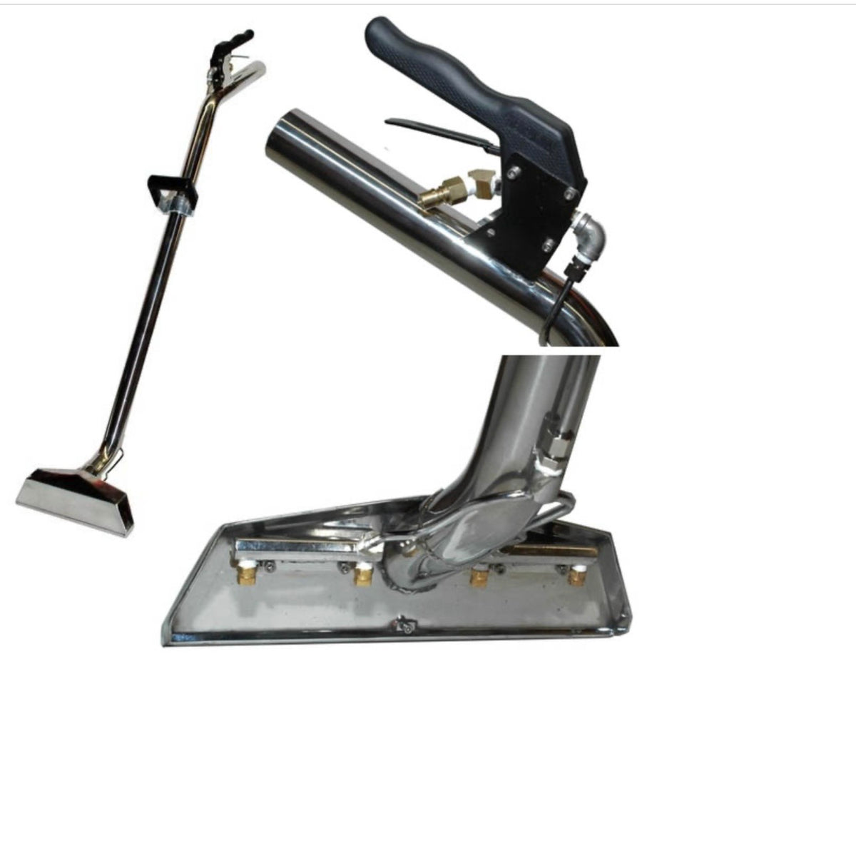 Westpak 14" x 2.00" 4-V Jet S-Bend Low Profile Wand w/Top Mount Valve and Splash Guard