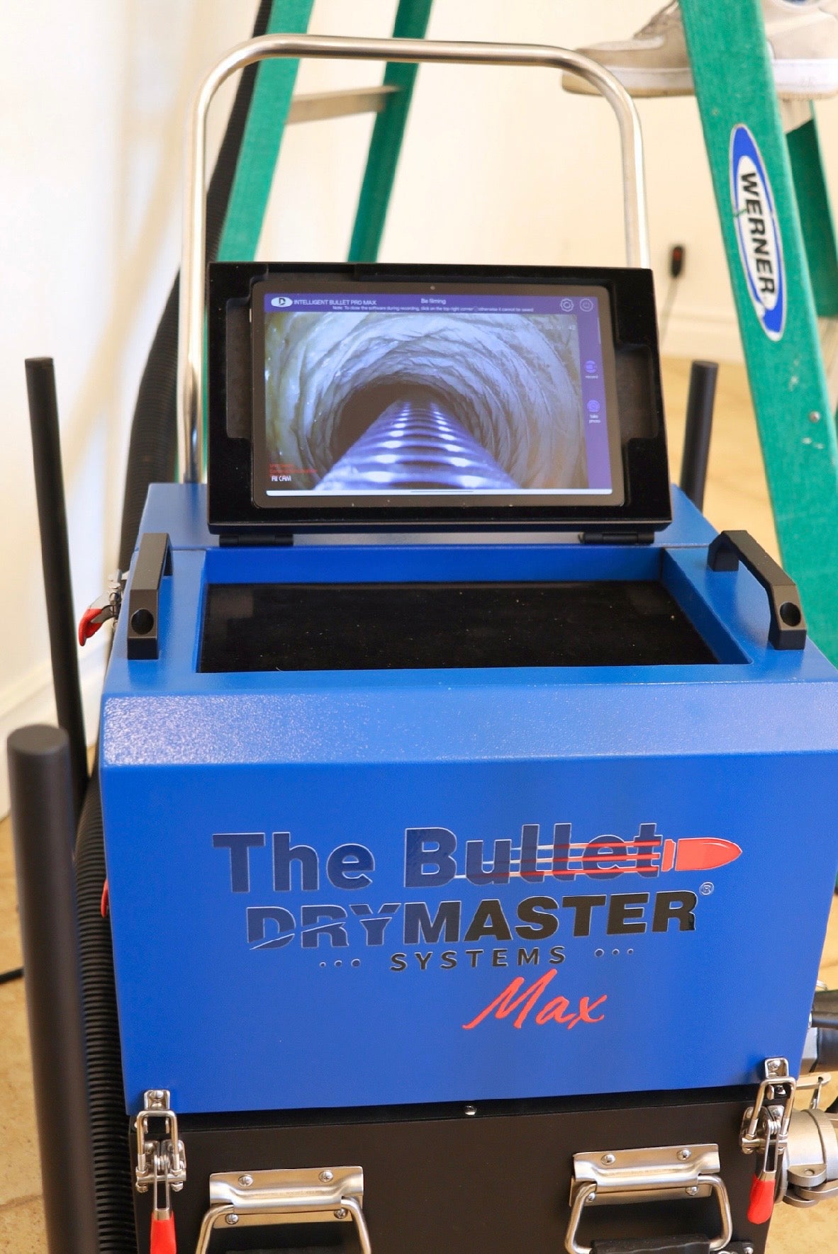 Bullet Pro MAX Air Duct &amp; Dryer Vent Cleaning Equipment with Built-in Camera