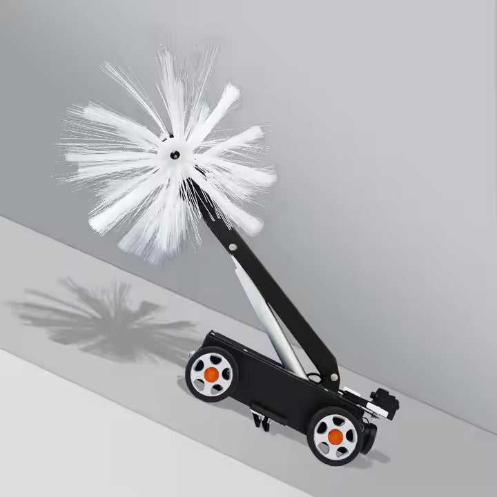 Commercial Duct Cleaning Robot with Vacuums and Camera