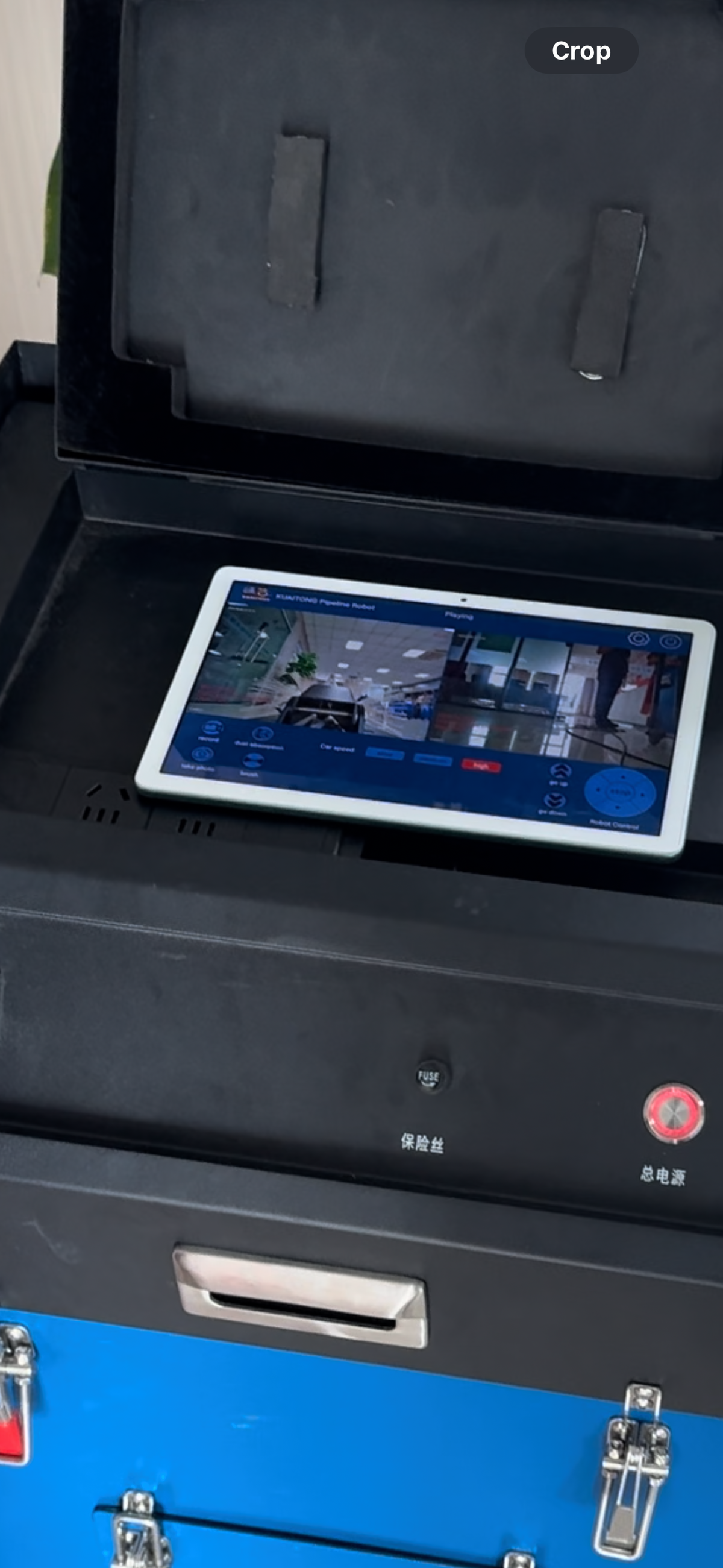 Commercial Duct Cleaning Robot with Vacuums and Camera