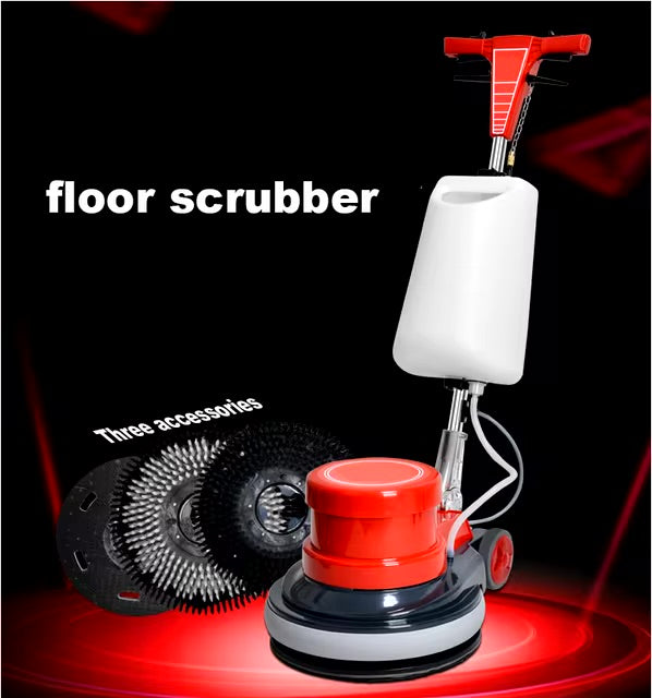 Single Brush 17&quot; Floor Scrubber