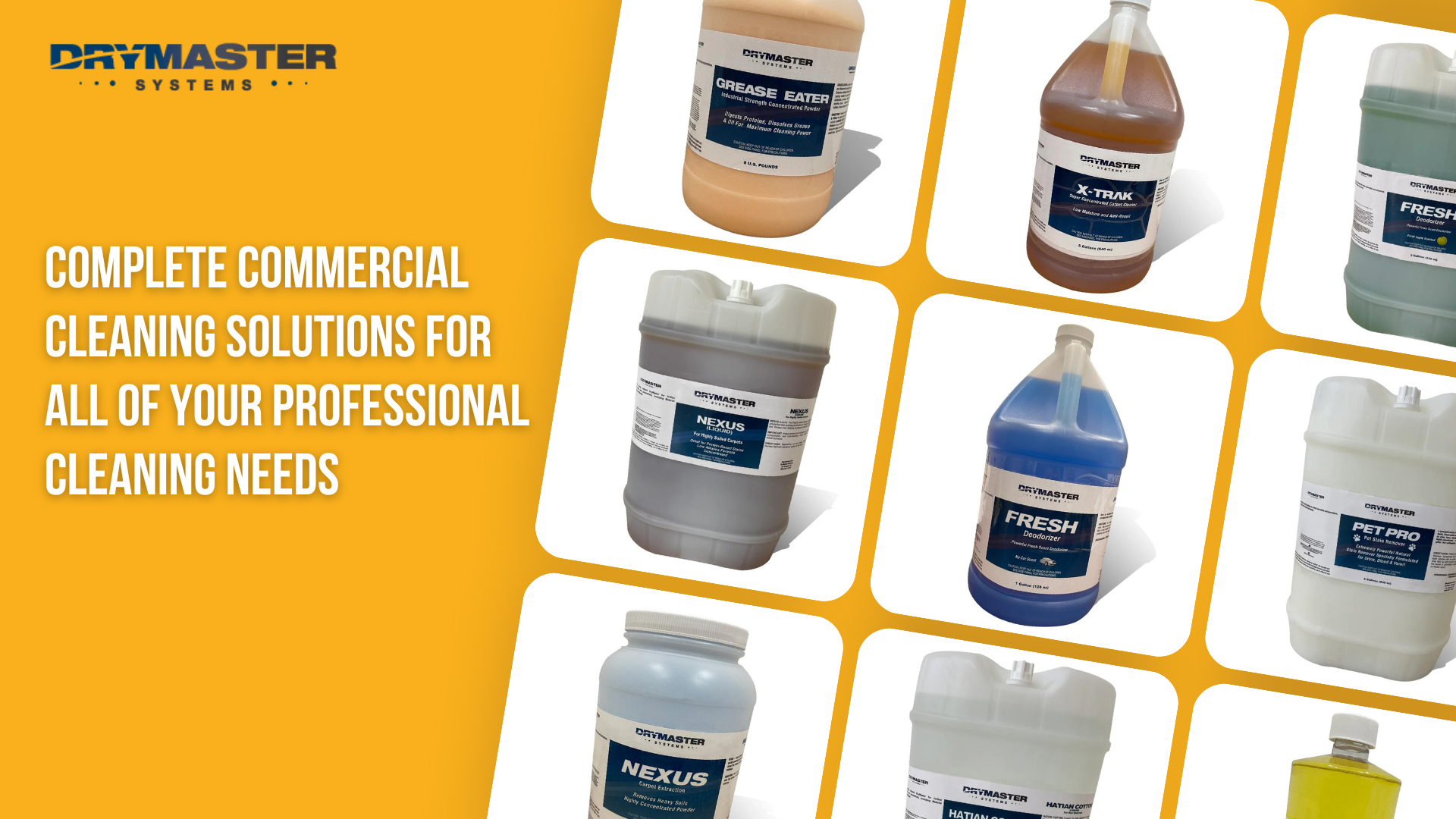 Professional Cleaning Solutions for your Professional Cleaning Needs