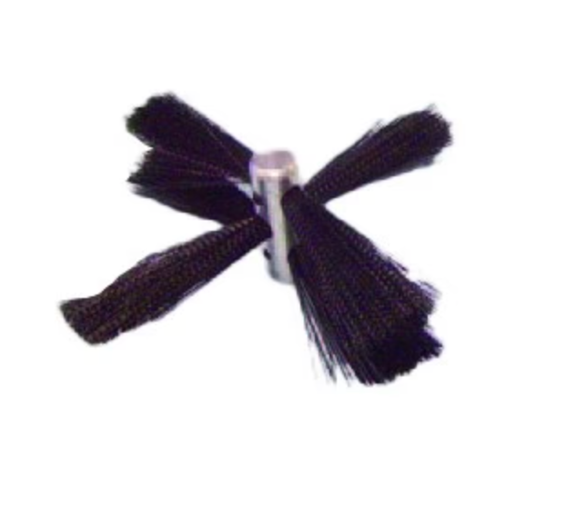 Nikro Threaded 24&quot; Round Nylon Brush