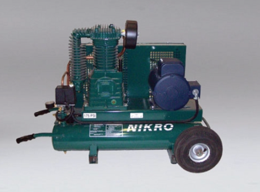 Nikro 5HP 220V/60Hz 175 PSI Portable Electric Compressor