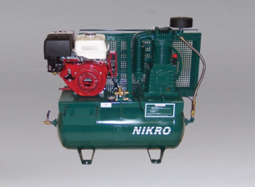 Nikro 13HP Honda 2 Stage Electric Start 175 PSI Truck Mount Gasoline Compressor