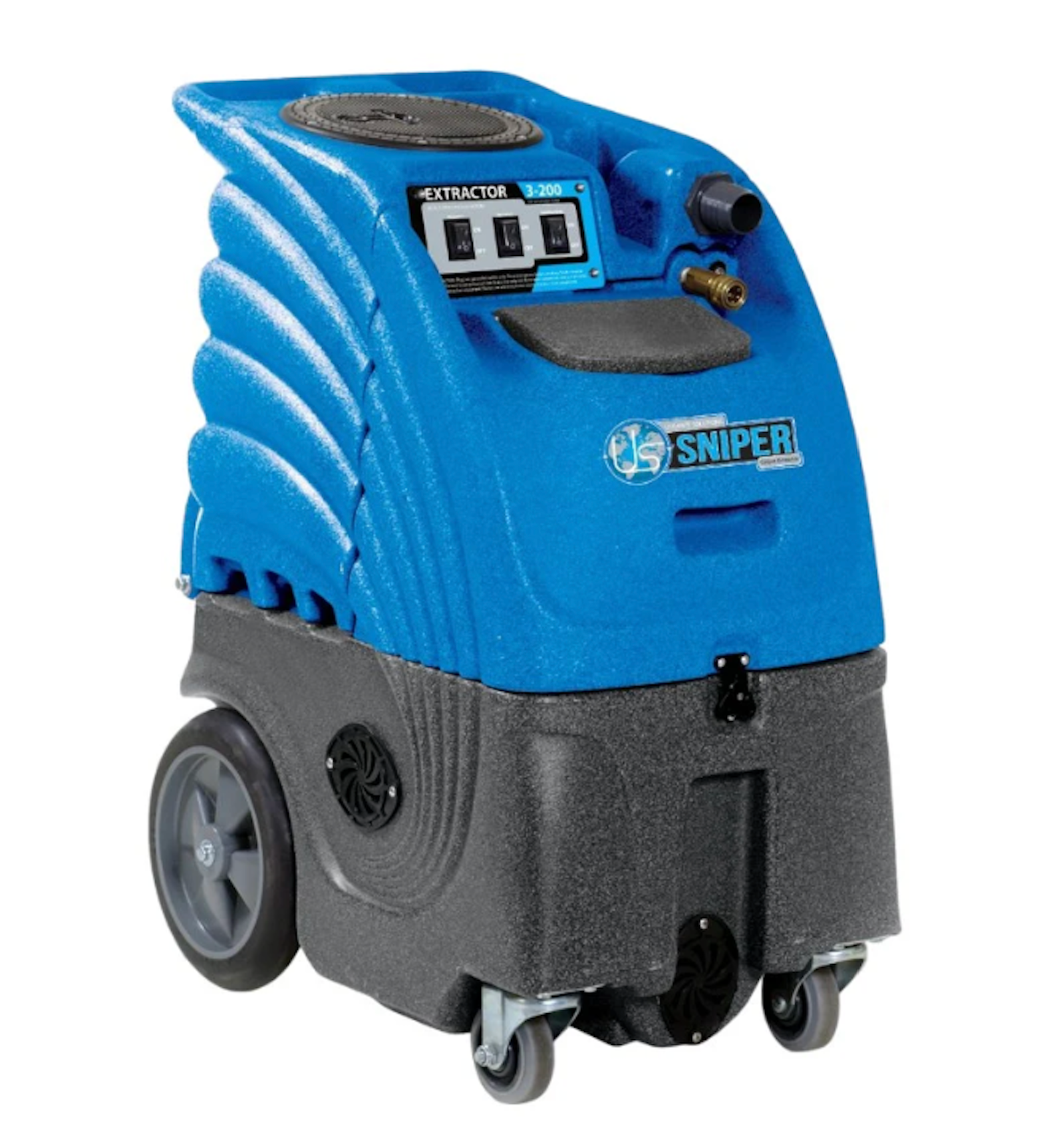 Sandia 6 Gal. Sniper, Dual 2 Stage Vac. Motors, Heater, 500 psi Pump with DC Motor, Single Cord