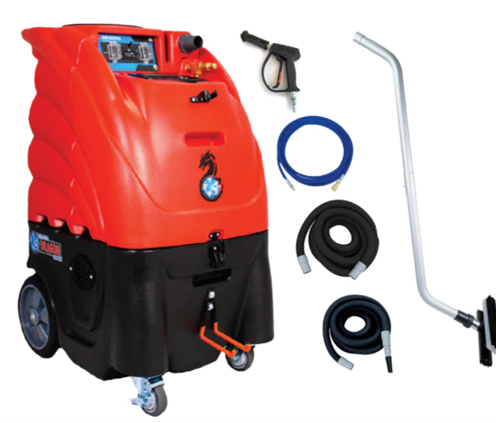 Sandia Restroom Cleaner, Sandia Dragon, 6 Gallon, 1200 Psi, Cold Water, Single 3 Stage Vacuum Motor, 1 Year Pump 2 Year Motor Warranty
