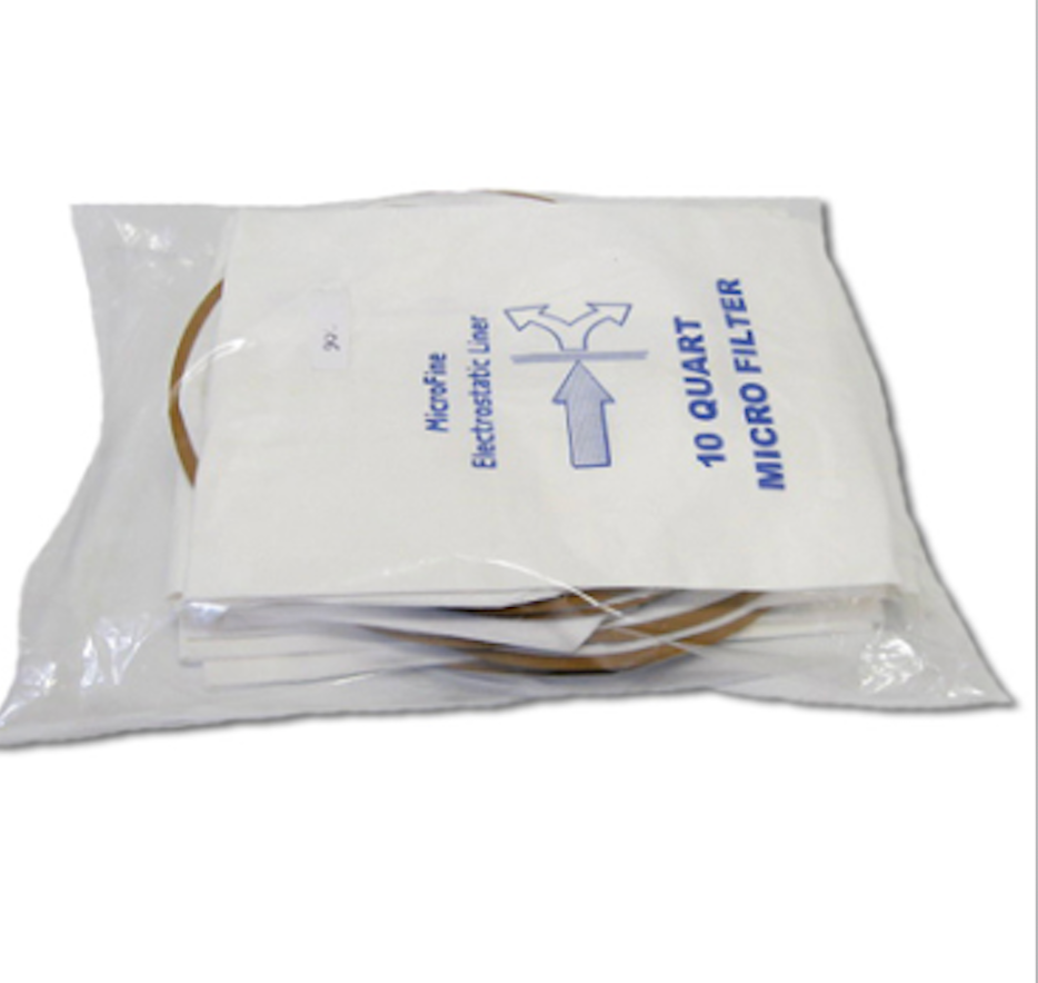Sandia 10-Quart Vacuum Micro-Lined Filter Bag (10 Pack)