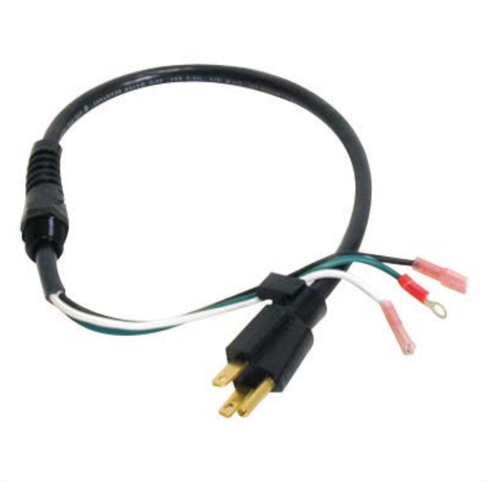 Sandia 17 in. Complete Pigtail Cord with Strain Relief Nut and Electrical Connectors