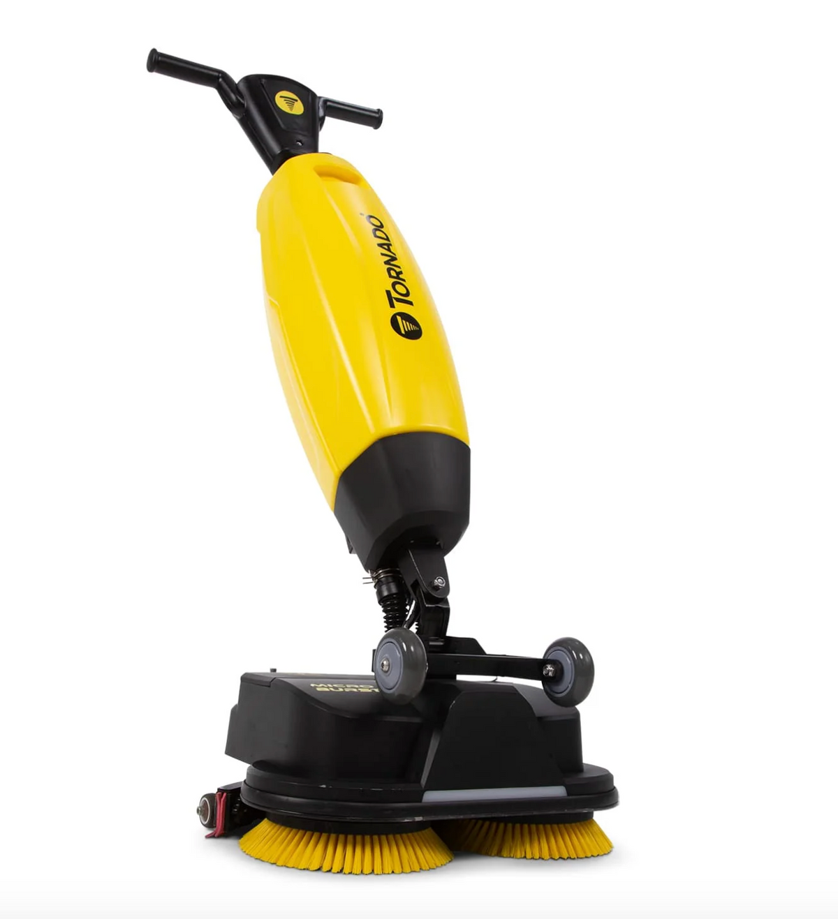 Tornado® Microburst Ultra-Compact 17" Floor Scrubber w/ Brushes &amp; Charger (Battery Sold Separately) - 1.3 Gallons