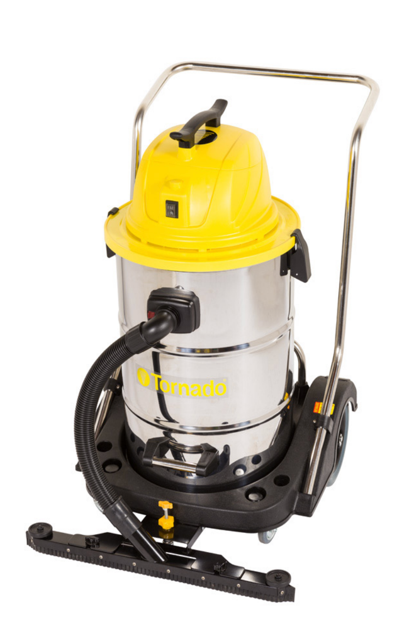 Tornado Commercial Taskforce® 15 Gallon Wet/Dry (Stainless Steel)