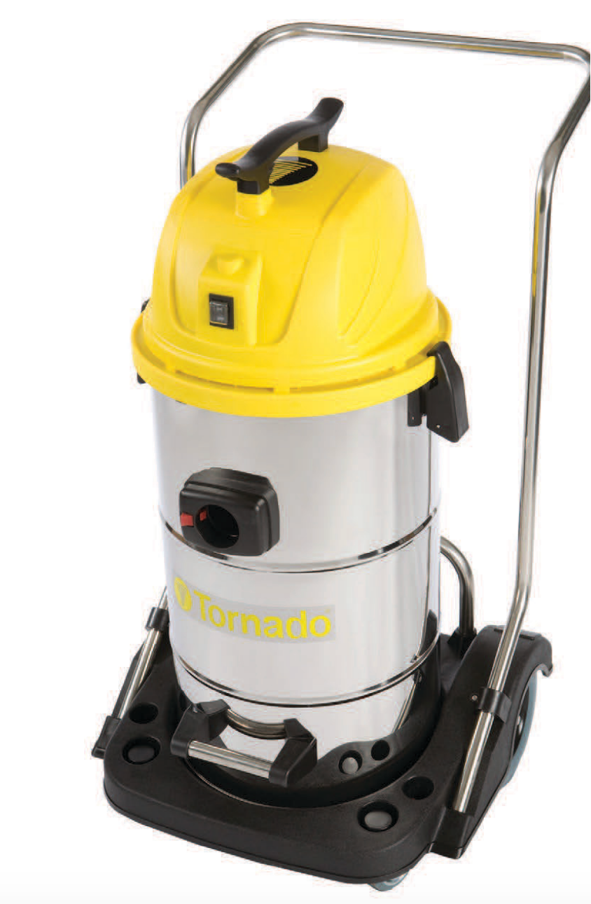 Tornado  Commercial Taskforce® 20 Gallon Wet/Dry w/ Trot-Mop (Stainless Steel)