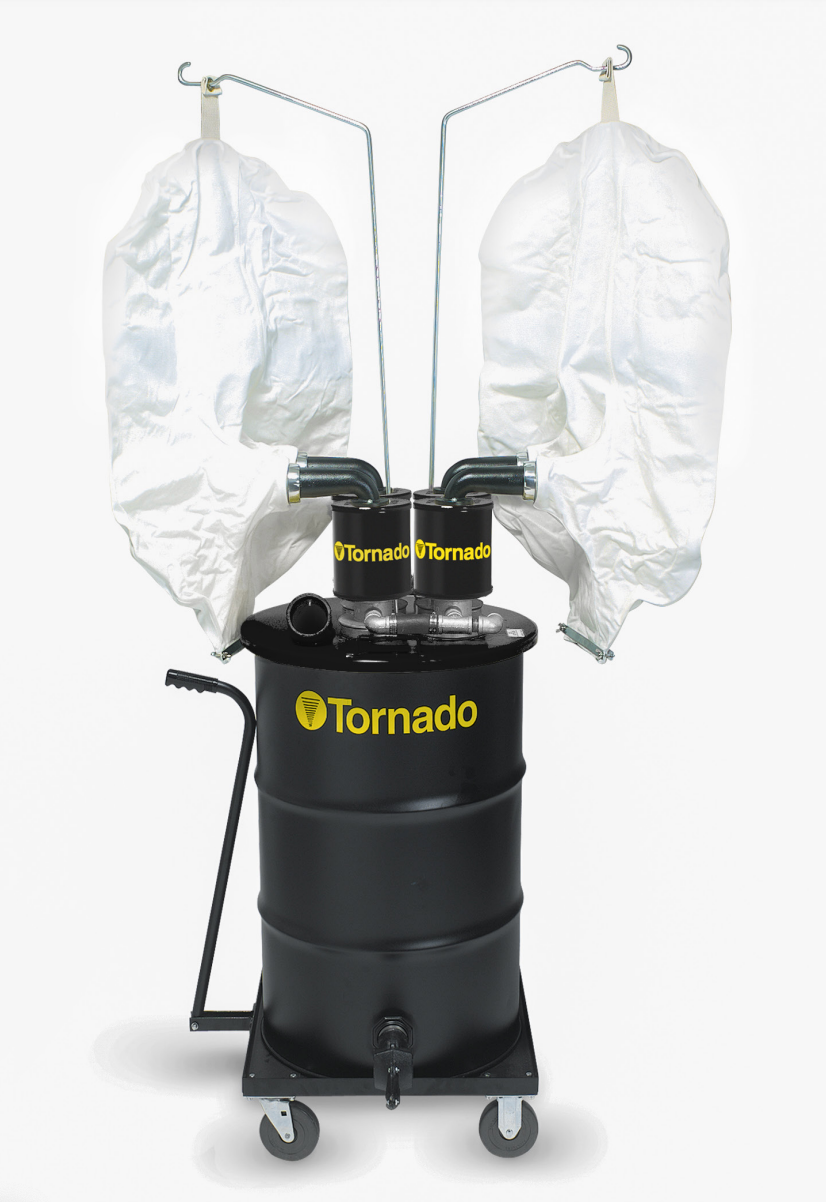 Tornado Jumbo Commercial 55 Gallons Air Quad External Wet/Dry