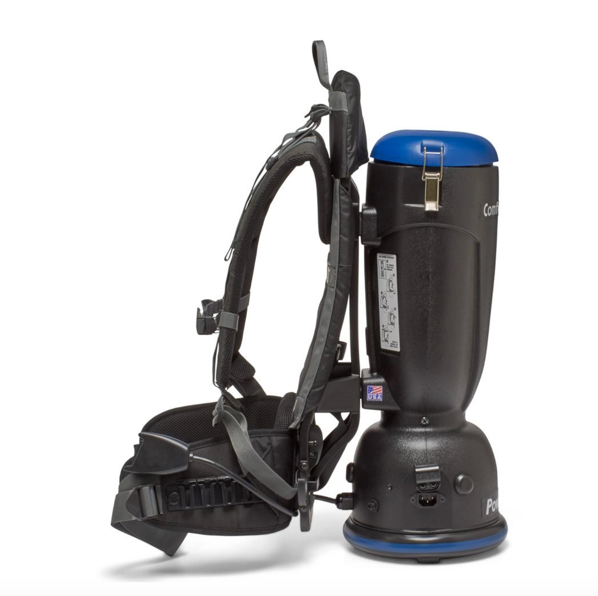 Powr-Flite Commercial Comfort Pro Backpack Vacuum with Tools - 6 Quart Capacity