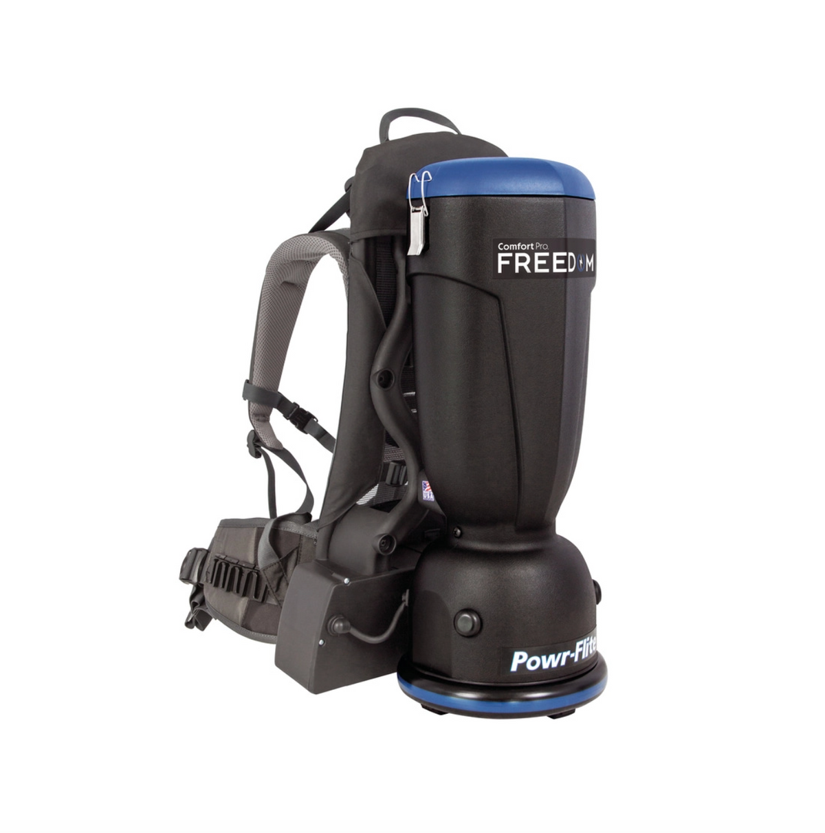 Powr-Flite 6 qt. premium style Comfort Pro Freedom backpack vacuum (no battery)