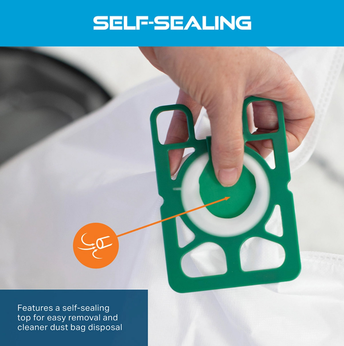 Powr-Flite Newton Canister HEPA Bags, Pack of 25