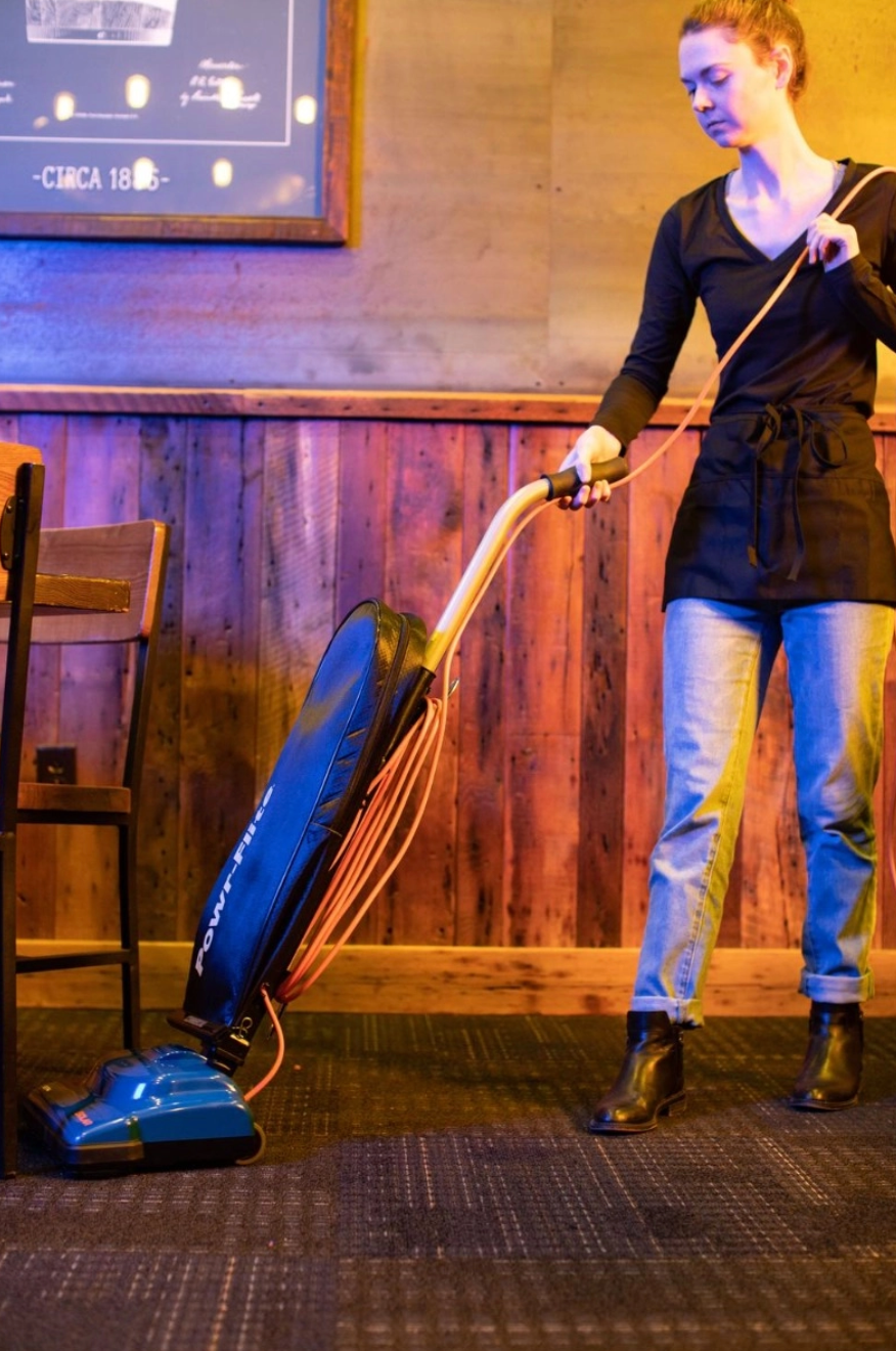 Powr-Flite Solar Commercial Heavy Duty Upright Vacuum