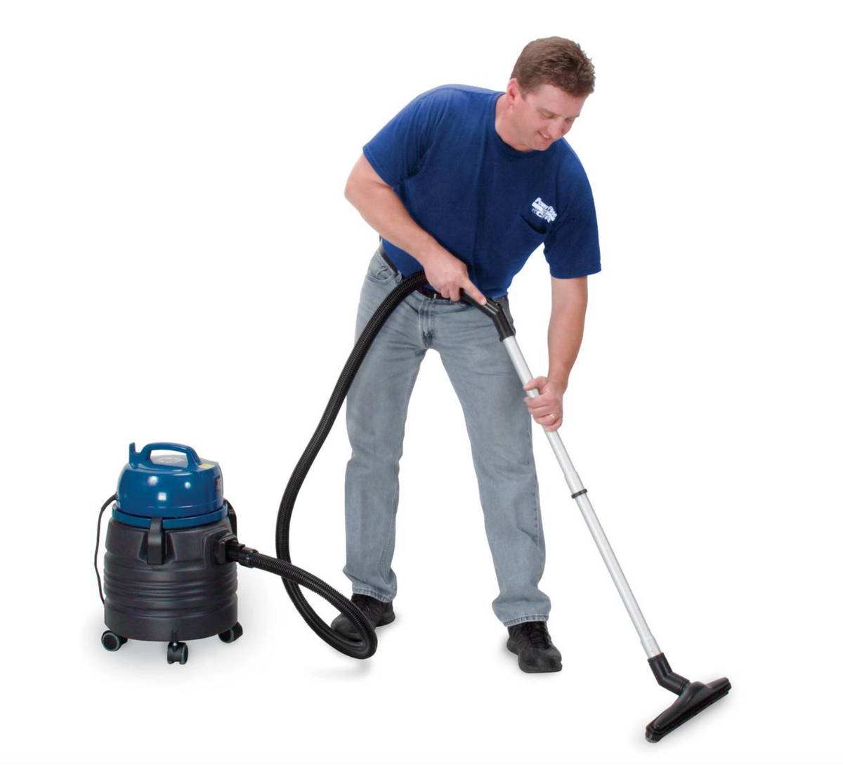 Powr-Flite Commercial Wet Dry Vacuum 5 Gallon with Tool Kit - Polyethylene Body