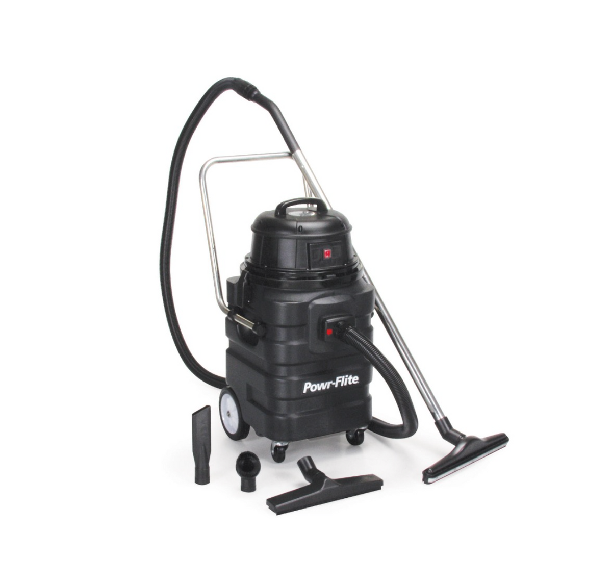 Powr-Flite Commercial Wet/Dry Vacuum 15 gallon with Poly Tank and Tool Kit