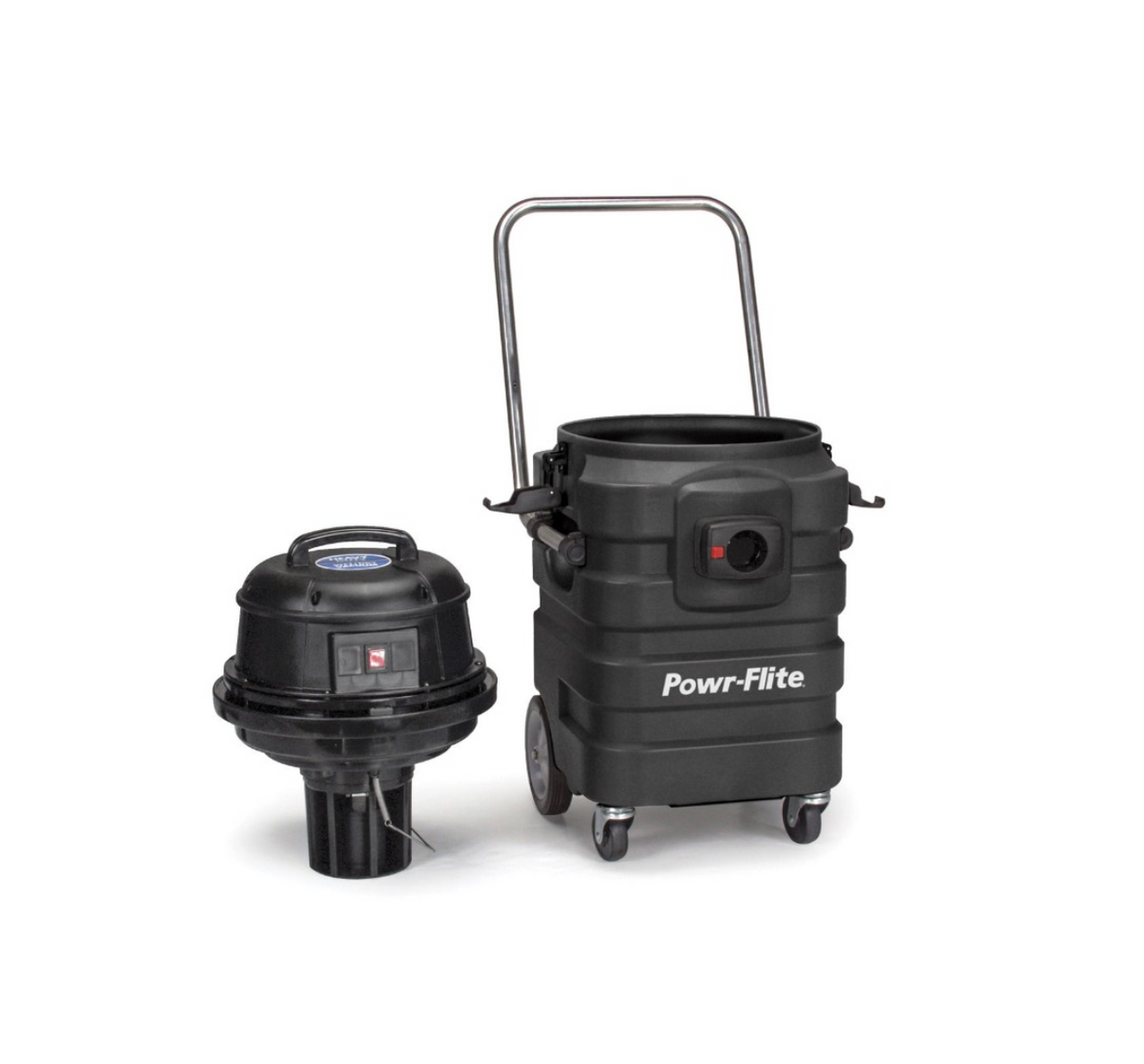 Powr-Flite Commercial Wet/Dry Vacuum 15 gallon with Poly Tank and Tool Kit