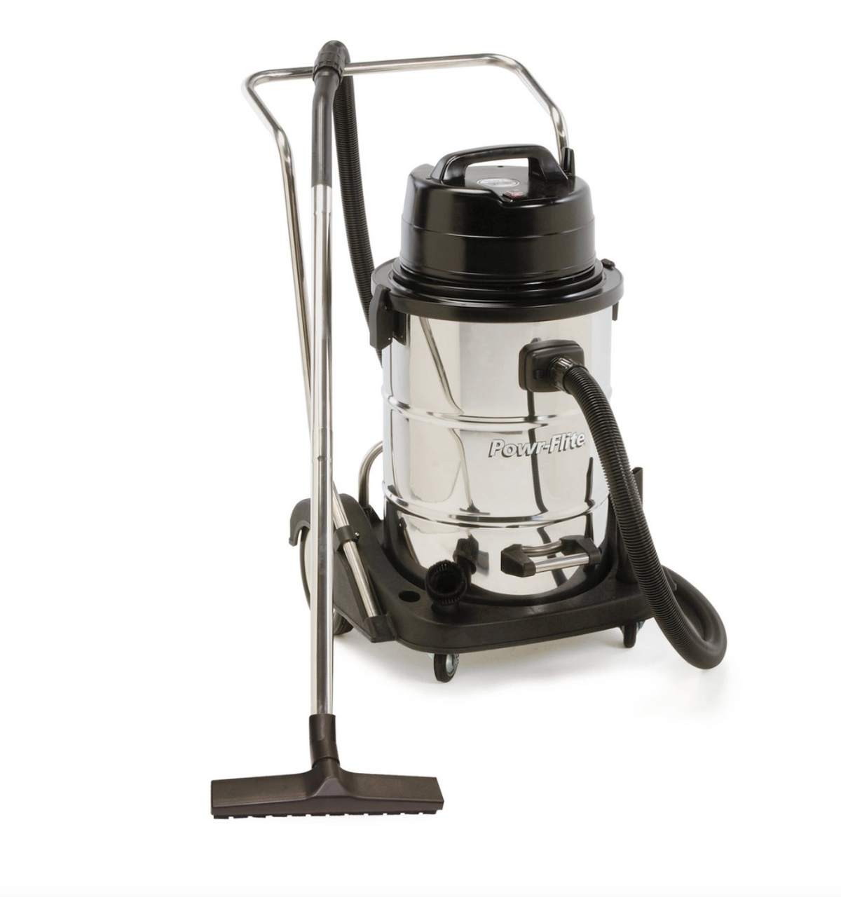 Powr-Flite Commercial Wet Dry Vacuum 20 Gallon with Stainless Steel Tank and Tools