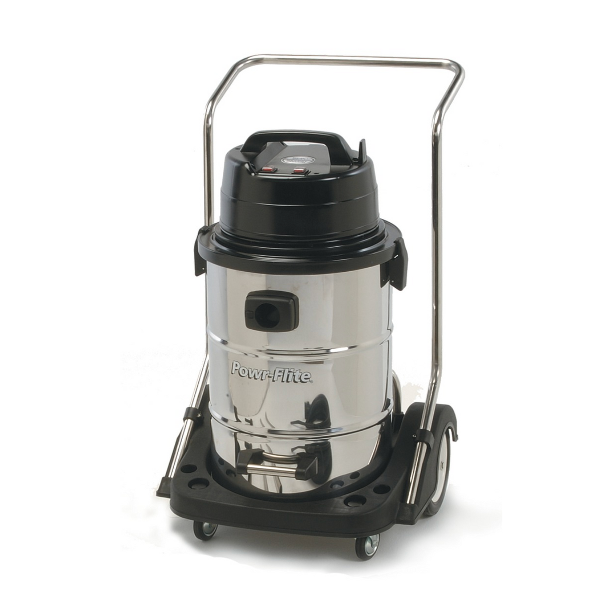 Powr-Flite Commercial Wet Dry Vacuum 20 Gallon Dual Motor with Stainless Steel Tank