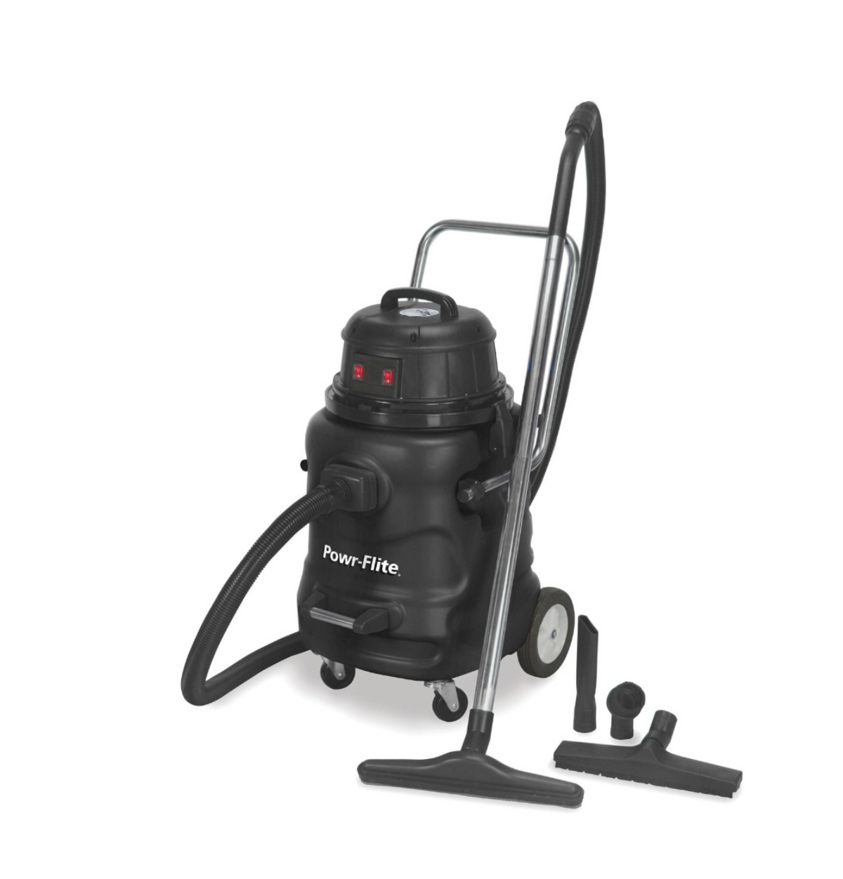 Powr-Flite Commercial Wet Dry Vacuum 20 Gallon Dual Motor with Poly Tank