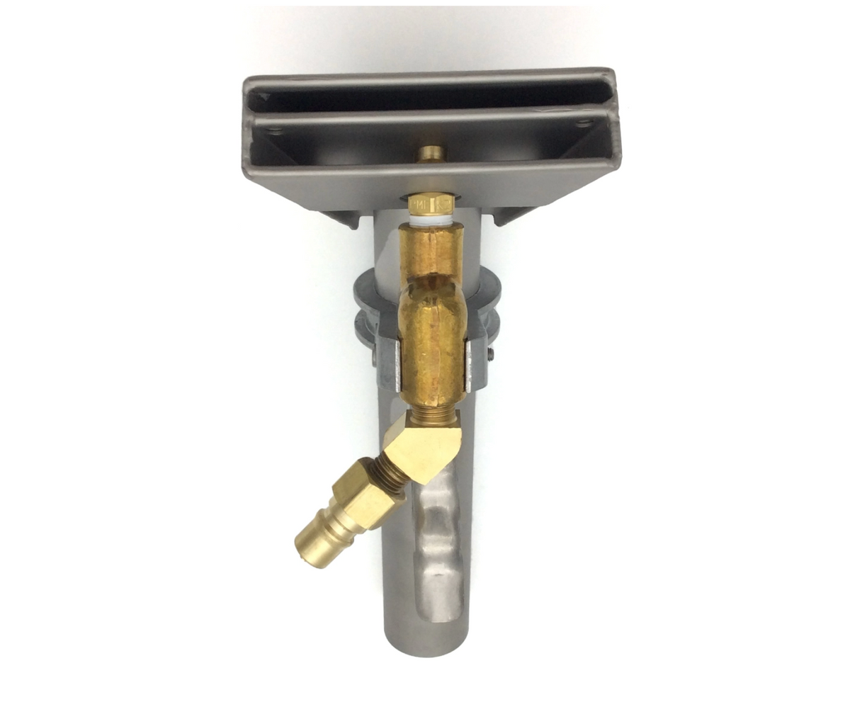 Powr-Flite Upholstery Tool with Double Chamber: 4" head, 1-1/2" tube