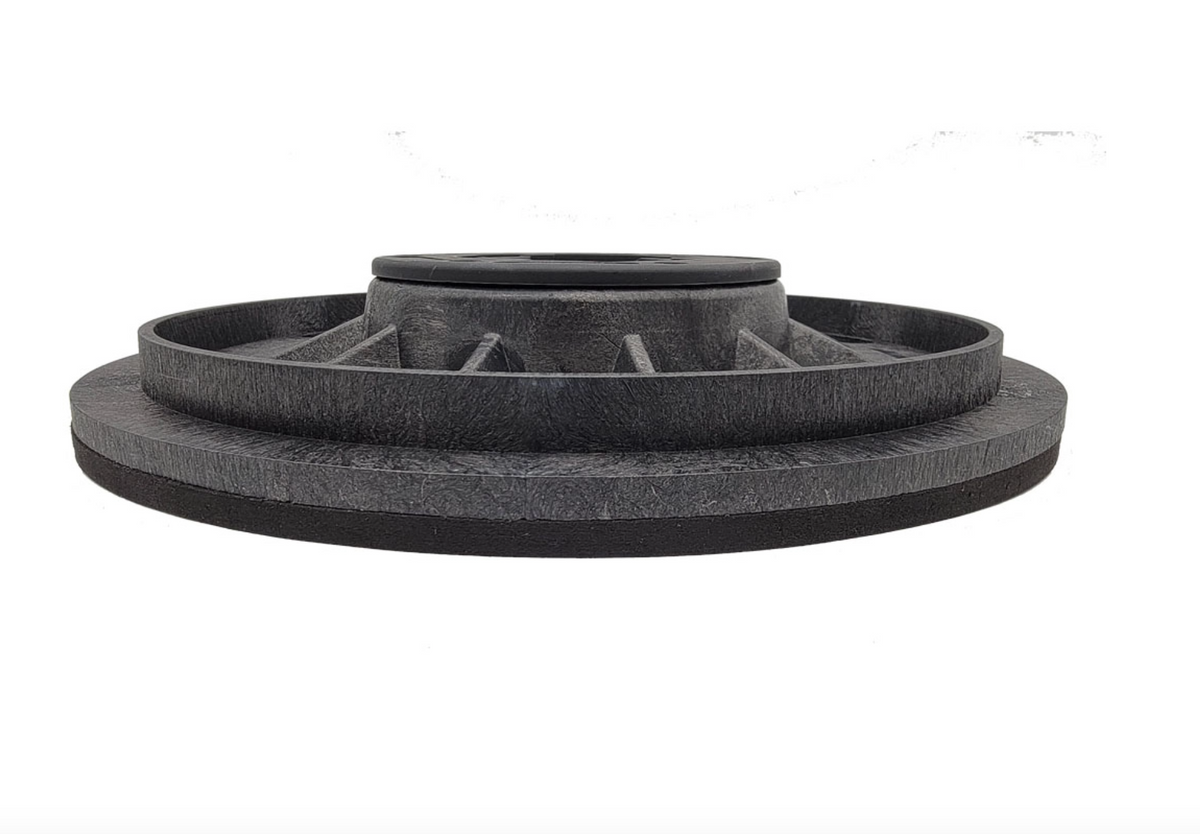 Powr-Flite 17" Economy Sanding Block With Riser and UP2P Clutch Plate