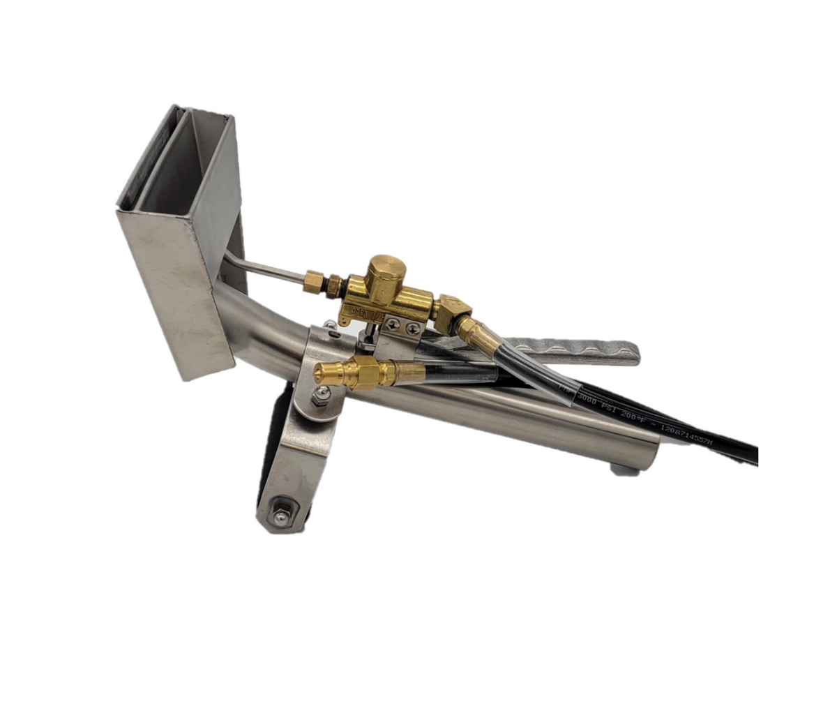 Powr-Flite Stair Tool, 6" Cleaning Head and 1-1/2" Stainless Steel Tube